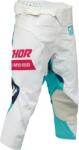 Thor Pantaloni atv cross copii Thor Launchmode Bleach, culoare alb turcoaz, marime 24 (29032624PE) - mxenduro