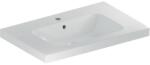 Geberit iCon Light mosdó pakolófelülettel, 75x48cm, csaplyukkal és túlfolyóval, fehér (501.839. 00.1) (501.839.00.1)