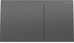 Geberit Sigma70 működtetőlap 2 öblítéshez, easy-to clean, feketekróm 115.622. QD. 1 (115.622.QD.1) - szaniteresklimacenter