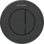Geberit 10 vezérlőgomb, 2 mennyiséges öblítéshez EasyClean bevonat, matt fekete 116.055. 16.1 (116.055.16.1) - szaniteresklimacenter