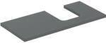 Geberit One mosdópult jobb oldali kivágással 105x47 cm, pultra ültethető tálformájú mosdóhoz, matt láva 505.314. 00.3 (505.314.00.3) - szaniteresklimacenter