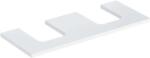Geberit One mosdópult kivágással, két pultra ültethető tálformájú mosdóhoz 120x47 cm, magasfényű fehér 505.335. 00.1 (505.335.00.1) - szaniteresklimacenter