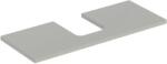 Geberit One mosdópult középső kivágással, pultra ültethető tálformájú mosdóhoz 120x47 cm, matt greige 505.275. 00.7 (505.275.00.7) - szaniteresklimacenter