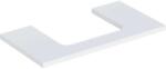 Geberit One mosdópult középső kivágással, pultra ültethető mosdóhoz 90x47 cm, matt fehér 505.283. 00.2 (505.283.00.2) - szaniteresklimacenter