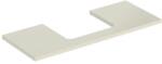 Geberit One mosdópult középső kivágással, pultra ültethető mosdóhoz 120x47 cm, magasfényű homokszürke 505.285. 00.4 (505.285.00.4) - szaniteresklimacenter