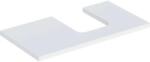Geberit One mosdópult jobb oldali kivágással 90x47 cm, pultra ültethető tálformájú mosdóhoz, matt fehér 505.313. 00.2 (505.313.00.2) - szaniteresklimacenter
