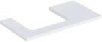 Geberit One mosdópult bal oldali kivágással 90x47 cm, pultra ültethető mosdóhoz, matt fehér 505.303. 00.2 (505.303.00.2) - szaniteresklimacenter