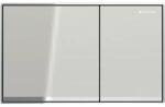 Geberit Sigma60 működtetőlap, 2 mennyiséges öblítéshez, falsíkba ágyazott, homokszürke/tükrös 115.640. JL. 1 (115.640.JL.1) - szaniteresklimacenter