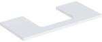 Geberit One mosdópult középső kivágással, pultra ültethető mosdóhoz 105x47 cm, matt fehér 505.284. 00.2 (505.284.00.2) - szaniteresklimacenter