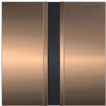 Geberit vizeldevezérlés elektronikus működtetéssel, elemes működtetés, 50 típusú takarólap, vörösarany/szálcsiszolt 116.036. QB. 1 (116.036.QB.1)