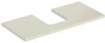 Geberit One mosdópult középső kivágással, pultra ültethető tálformájú mosdóhoz 105x47 cm, magasfényű homokszürke 505.274. 00.4 (505.274.00.4) - szaniteresklimacenter