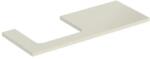 Geberit One mosdópult bal oldali kivágással 120x47 cm, pultra ültethető mosdóhoz, magasfényű homokszürke 505.305. 00.4 (505.305.00.4) - szaniteresklimacenter