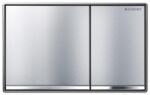 Geberit Omega60 kétmennyiséges öblítésű működtető nyomólap szálcsiszolt króm 115.081. GH. 1 (115.081.GH.1)