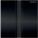 Geberit vizeldevezérlés elektronikus működtetéssel, elemes működtetés, 50 típusú takarólap, feketekróm/szálcsiszolt 116.036. QD. 1 (116.036.QD.1)