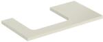 Geberit One mosdópult bal oldali kivágással 90x47 cm, pultra ültethető mosdóhoz, magasfényű homokszürke 505.303. 00.4 (505.303.00.4) - szaniteresklimacenter