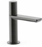 TRES Projekt-Tres egy fogantyús mosdócsaptelep kevert vagy hideg vízhez csiszolt metál fekete 21150301KMB (21150301KMB)