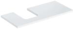 Geberit One mosdópult bal oldali kivágással 105x47 cm, pultra ültethető tálformájú mosdóhoz, magasfényű fehér 505.294. 00.1 (505.294.00.1) - szaniteresklimacenter