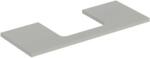 Geberit One mosdópult középső kivágással, pultra ültethető mosdóhoz 120x47 cm, matt greige 505.285. 00.7 (505.285.00.7) - szaniteresklimacenter
