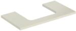 Geberit One mosdópult középső kivágással, pultra ültethető mosdóhoz 90x47 cm, magasfényű homokszürke 505.283. 00.4 (505.283.00.4) - szaniteresklimacenter
