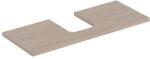 Geberit One mosdópult középső kivágással, pultra ültethető tálformájú mosdóhoz 120x47 cm, tölgy 505.275. 00.5 (505.275.00.5) - szaniteresklimacenter