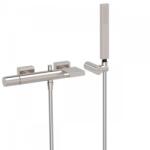 TRES Projekt-Tres egykaros falon kívüli kádcsaptelep cascade kifolyóval acél 21117001AC (21117001AC)