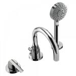 TRES Lex-Tres kádperembe építhető csaptelep kézi zuhannyal 08115001 (08115001)