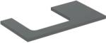 Geberit One mosdópult bal oldali kivágással 90x47 cm, pultra ültethető mosdóhoz, matt láva 505.303. 00.3 (505.303.00.3) - szaniteresklimacenter