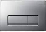 Geberit Delta50 működtetőlap, 2 mennyiséges öblítéshez, Matt króm 115.119. 46.1 (115.119.46.1)