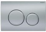 Geberit Delta20 működtetőlap, 2 mennyiséges öblítéshez, Matt króm 115.127. 46.1 (115.127.46.1)