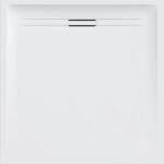 Geberit Sestra szögletes zuhanytálca 80x80 cm, strukturált pala, fehér 550.290. 00.2 (550.290.00.2)