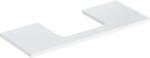 Geberit One mosdópult középső kivágással, pultra ültethető mosdóhoz 120x47 cm, magasfényű fehér 505.285. 00.1 (505.285.00.1) - szaniteresklimacenter