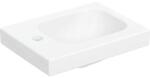 Geberit iCon Light kézmosó 38x28 cm, bal oldali csaplyukkal, túlfolyó nélkül, matt fehér 501.831. JT. 1 (501.831.JT.1) - szaniteresklimacenter