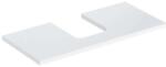 Geberit One mosdópult középső kivágással, pultra ültethető tálformájú mosdóhoz 105x47 cm, magasfényű fehér 505.274. 00.1 (505.274.00.1) - szaniteresklimacenter