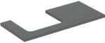 Geberit One mosdópult bal oldali kivágással 105x47 cm, pultra ültethető mosdóhoz, matt láva 505.304. 00.3 (505.304.00.3) - szaniteresklimacenter