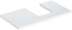 Geberit One mosdópult jobb oldali kivágással 90x47 cm, pultra ültethető tálformájú mosdóhoz, magasfényű fehér 505.313. 00.1 (505.313.00.1) - szaniteresklimacenter