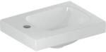 Geberit iCon Light kézmosó, 38x14x28cm, csaplyuk bal oldalt, túlfolyó nélkül, fehér (501.831. 00.1) (501.831.00.1)