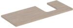 Geberit One mosdópult jobb oldali kivágással 120x47 cm, pultra ültethető tálformájú mosdóhoz, tölgy 505.315. 00.5 (505.315.00.5) - szaniteresklimacenter