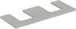 Geberit One mosdópult kivágással, két pultra ültethető tálformájú mosdóhoz 120x47 cm, matt greige 505.335. 00.7 (505.335.00.7) - szaniteresklimacenter