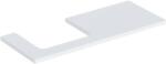Geberit One mosdópult bal oldali kivágással 120x47 cm, pultra ültethető mosdóhoz, matt fehér 505.305. 00.2 (505.305.00.2) - szaniteresklimacenter