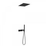 TRES Block-System beépíthető termosztátos zuhanyrendszer matt fekete 20725204NM (20725204NM)