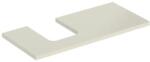 Geberit One mosdópult bal oldali kivágással 105x47 cm, pultra ültethető tálformájú mosdóhoz, magasfényű homokszürke 505.294. 00.4 (505.294.00.4) - szaniteresklimacenter