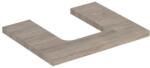 Geberit One mosdópult középső kivágással, pultra ültethető tálformájú mosdóhoz 60x47 cm, hikoridió 505.271. 00.6 (505.271.00.6) - szaniteresklimacenter