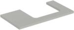 Geberit One mosdópult jobb oldali kivágással 90x47 cm, pultra ültethető mosdóhoz, matt greige 505.323. 00.7 (505.323.00.7) - szaniteresklimacenter