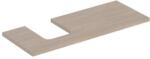 Geberit One mosdópult bal oldali kivágással 120x47 cm, pultra ültethető tálformájú mosdóhoz, tölgy 505.295. 00.5 (505.295.00.5) - szaniteresklimacenter