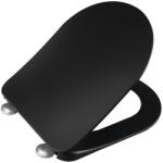 SAPHO CREAVIT PAULA WC ülőke, Slim soft close, duroplast, matt fekete (KC0903.01. 2100E) (KC0903.01.2100E)
