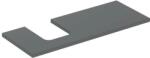 Geberit One mosdópult bal oldali kivágással 120x47 cm, pultra ültethető tálformájú mosdóhoz, matt láva 505.295. 00.3 (505.295.00.3) - szaniteresklimacenter