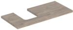Geberit One mosdópult bal oldali kivágással 105x47 cm, pultra ültethető tálformájú mosdóhoz, hikoridió 505.294. 00.6 (505.294.00.6) - szaniteresklimacenter
