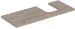 Geberit One mosdópult jobb oldali kivágással 120x47 cm, pultra ültethető tálformájú mosdóhoz, hikoridió 505.315. 00.6 (505.315.00.6) - szaniteresklimacenter