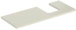 Geberit One mosdópult jobb oldali kivágással 120x47 cm, pultra ültethető tálformájú mosdóhoz, magasfényű homokszürke 505.315. 00.4 (505.315.00.4) - szaniteresklimacenter