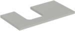 Geberit One mosdópult bal oldali kivágással 90x47 cm, pultra ültethető tálformájú mosdóhoz, matt greige 505.293. 00.7 (505.293.00.7) - szaniteresklimacenter